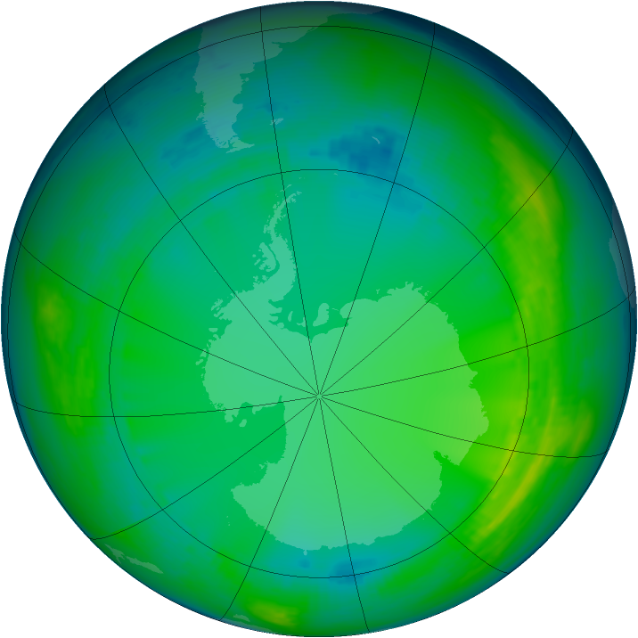 Ozone Map 2002-07-13